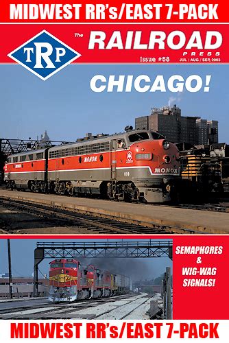 TRP Magazine 7-Pack Midwest Railroads (East) - The Railroad Press Railroad Books, Magazines ...