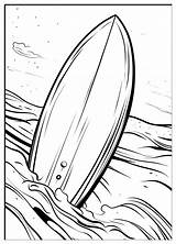 Surfing Coloring Pages  Ride The Waves Of Creativity CrayonAZCom sketch template