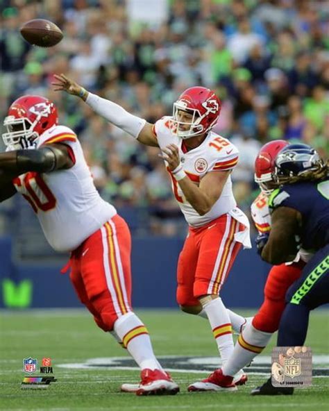 Patrick Mahomes 2017 Action Photo Print - Walmart.com - Walmart.com