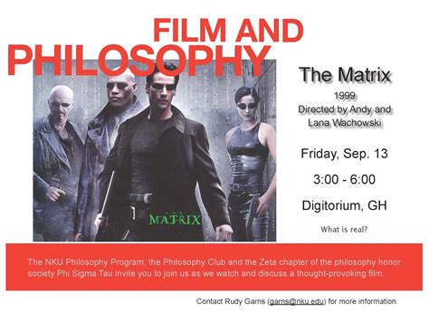 NKU Philosophy: Film and Philosophy: The Matrix