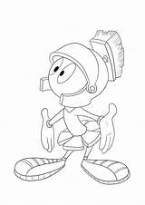 Marvin The Martian Coloring Pages sketch template
