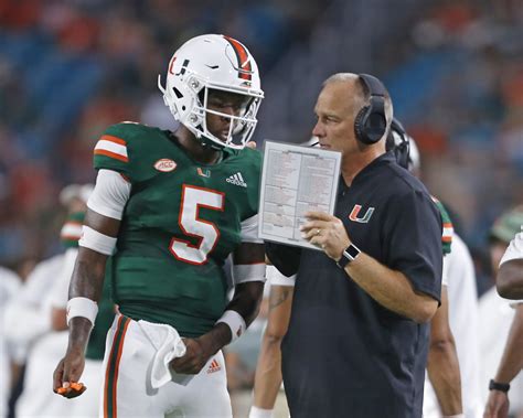 Mark Richt plays coy in who will be Miami Hurricanes starting QB