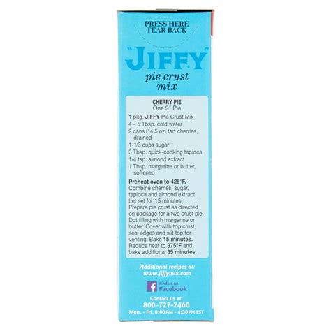 Jiffy Pizza Crust Mix - 6.5 oz - 2 Boxes - Yeast & Baking Agents