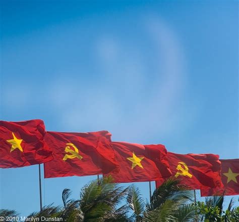 Vietnamese and Communist Party Flags, Vung Tau, Vietnam | Flickr ...