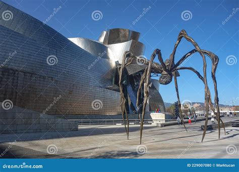 Bilbao, Spain - `Maman` Spider Sculpture on Display Outside the Guggenheim Museum in Bilbao ...