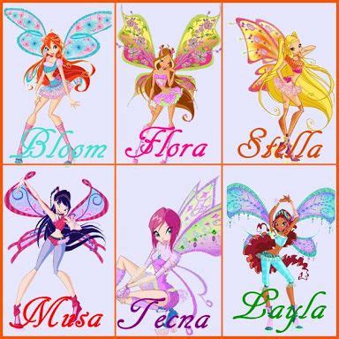 Winx club girls in Believix form with names | Bloom winx club, Winx club, Magical girl anime