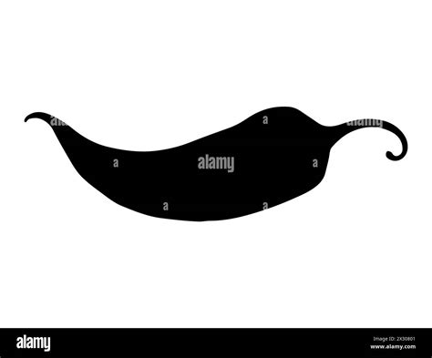 Chili silhouette vector art Stock Vector Image & Art - Alamy