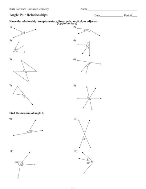 worksheet. Angle Pairs Worksheet. Grass Fedjp Worksheet Study Site