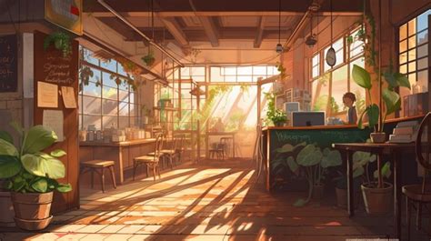 coffee shop with warm atmosphere [ wallpaper 4k ] | Scenery wallpaper ...