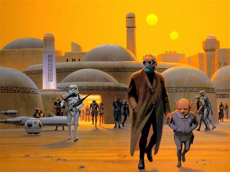 Ralph McQuarrie concept art for Mos Eisley : r/StarWars