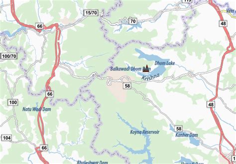 MICHELIN Mahabaleshwar map - ViaMichelin