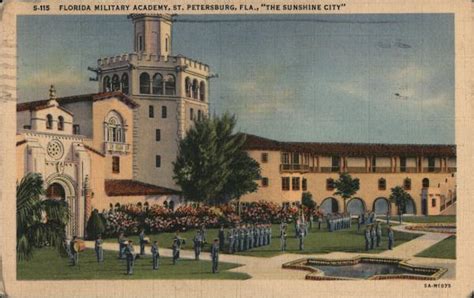 Florida Military Academy St. Petersburg, FL Postcard