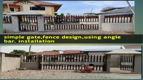 Angle Bar Fence Design Philippines - Design Talk