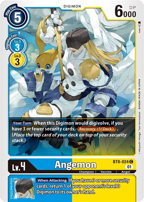 Angemon - New Awakening - Digimon Card Game