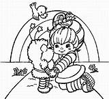 Coloring Pages Rainbow Brite  Home sketch template