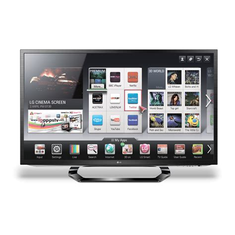 LG 42LM620T, 42 LED Cinema 3D Smart TV with 4x Pairs of Glasses ...