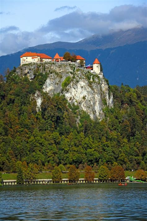 Bled Castle is a Medieval Castle Built on a Precipice Above the City of Bled, Overlooking Lake ...