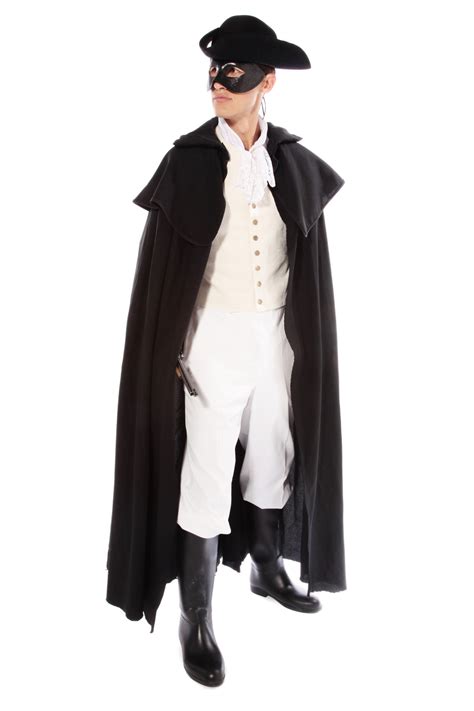 DICK TURPIN HIGHWAYMAN COSTUME W MASK & TRICORN HAT - Costume Boutique