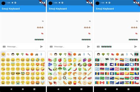 A Custom Emoji Keyboard For Flutter