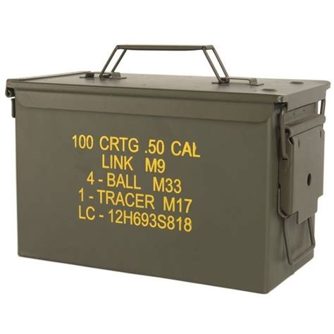 Mil-Tec US M2A1 50 .Cal Ammo Box Steel - Mökkimies.com