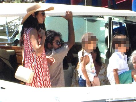 George Clooney Joins Amal & Their Twins For A Boat Ride In Italy ...