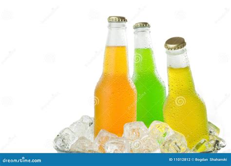 Three Cold Drinks In Ice Stock Photography - Image: 11012812