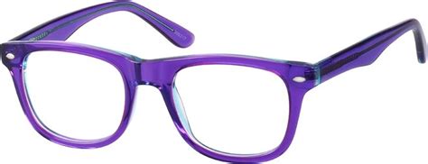 Purple Square Glasses #306317 | Zenni Optical | Eyeglasses, Square glasses, Fashion eye glasses