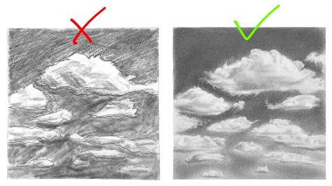 How To Draw Realistic Clouds