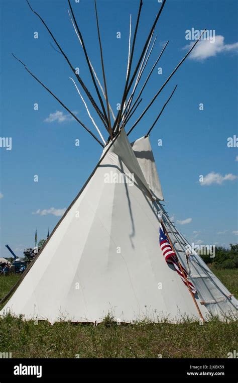 Set up on the Crow Indian Reservation, Crow Agency Montana Stock Photo - Alamy