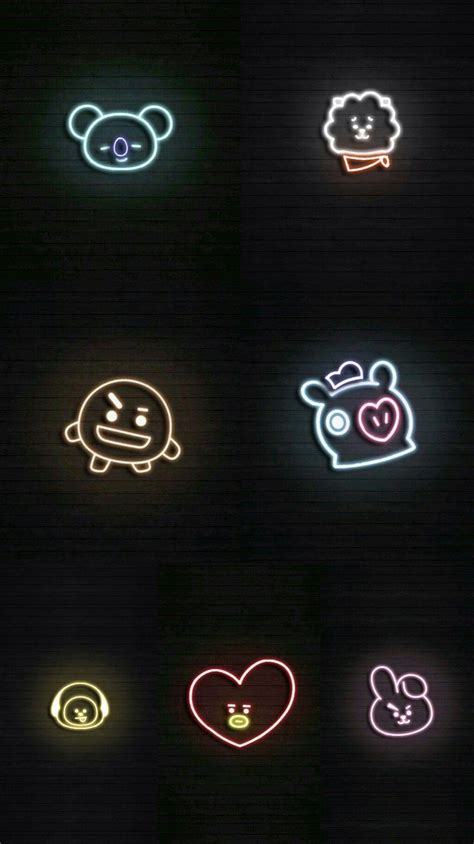 BT21 Aesthetic Wallpapers - Wallpaper Cave