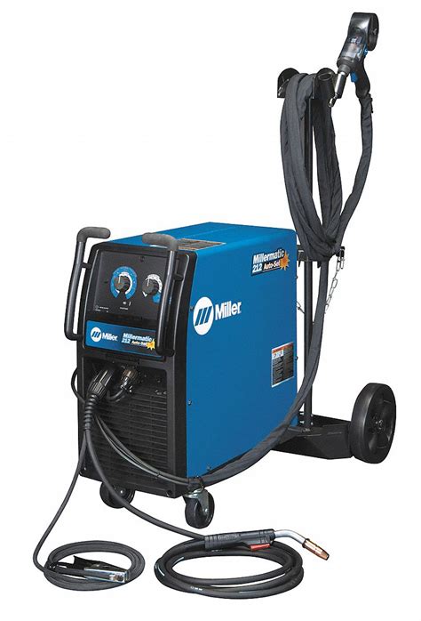 Mig Welder, Millermatic 212 w/Spool, 208/240V AC - Grainger