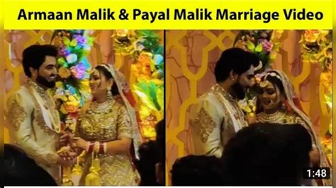 Armaan Malik & Payal Malik Marriage Video - YouTube