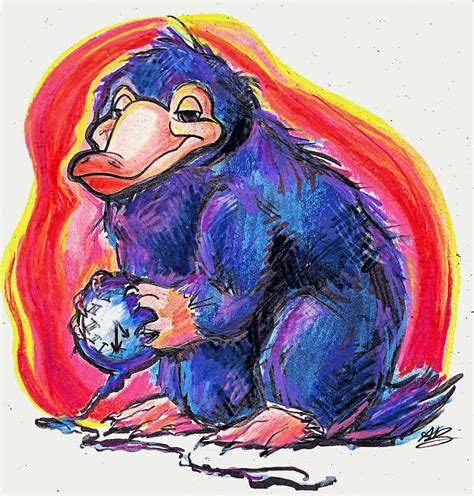 Niffler by AlexandraBowmanArt on DeviantArt