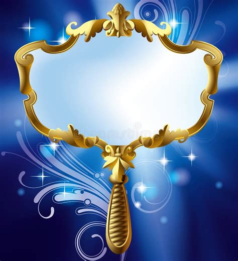 Magic mirror stock vector. Image of luminous, background - 31203023