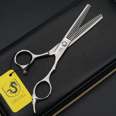 DRGSKL two sided tooth 5.75 inch hair thinning scissors professional ...