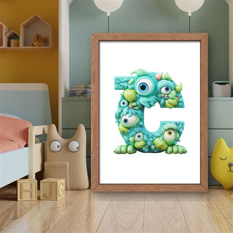 Printable Monster Alphabet Letters: Making Learning Memorable ...