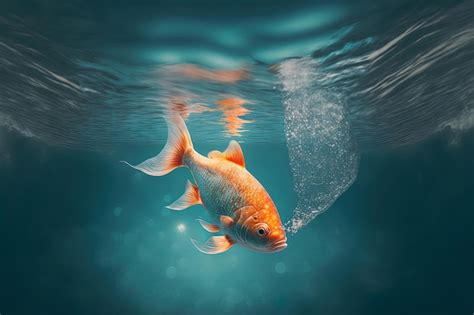 Premium Photo | Swimming fish in a body of water