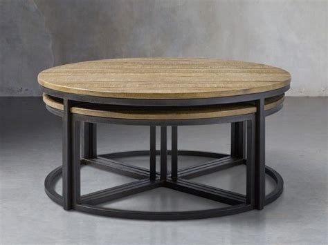 Palmer Round Nesting Coffee Table | Arhaus Furniture in 2020 | Round nesting coffee tables ...