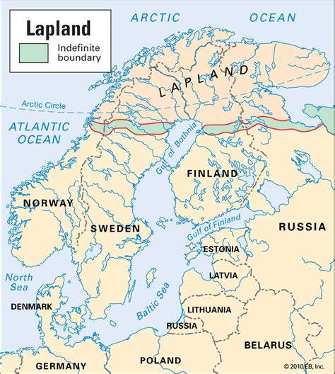 LAPLAND MAP - ToursMaps.com