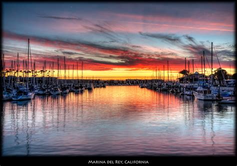 Los Angeles | Marina del Rey sunset shot from one of the mai… | Flickr