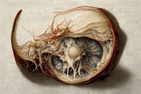 Teratoma, or Dermoid Cyst, Generative Ai Illustration Stock Illustration - Illustration of eyes ...