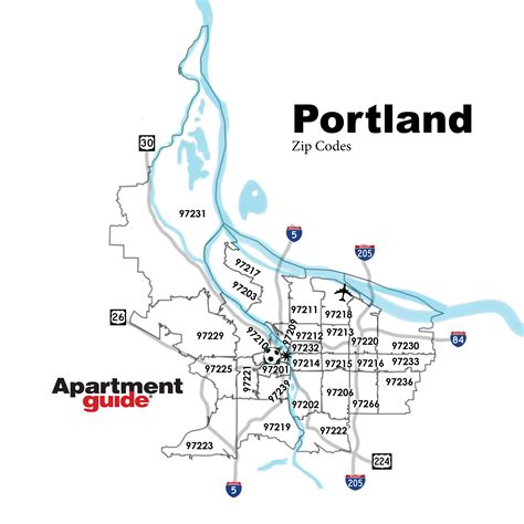 Zip Code Map Of Portland Oregon - Map