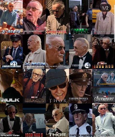 Stan Lee Cameos V1 | Stan lee cameo, Marvel superheroes art, Stan lee