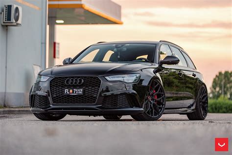 Audi RS6 C7 Black Vossen HF-2 Wheel | Wheel Front