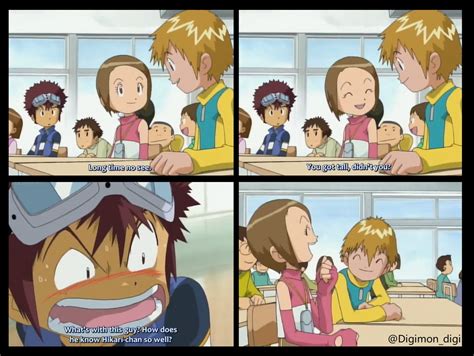 Digimon!!!!♥ on Twitter: "What's with this guy?! Davis about T.K. xD Who laughed as well ...