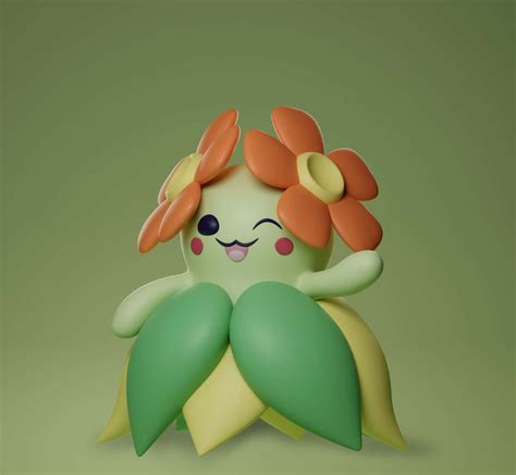 Download Winkey Face Of Bellossom Anime Wallpaper | Wallpapers.com