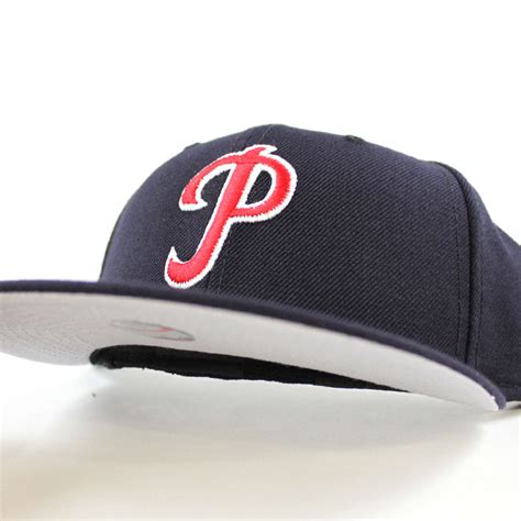 Philadelphia Phillies Retro 59Fifty New Era Fitted Hats (Navy Gray Under Brim) - Philadelphia ...