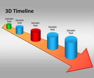 Free 3D Timeline PowerPoint Template - Free PowerPoint Templates - SlideHunter.com
