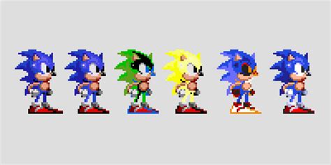 Pixilart - Sonic 2 Sprite Evolution by I-like-Sonic-91