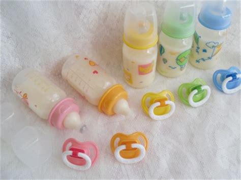 Baby Alive custom 1 5oz Formula Bottle & Pacifier Set